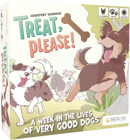 Treat Please! A Family Board Game About a Week in The Lives of Very Good Dogs! | 2-4 Players | Perfect for Families Ages 10+ | 20-30 Minutes