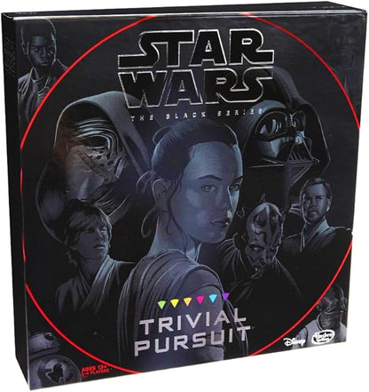 Hasbro Trivial Pursuit: Star Wars the Black Series Edition - Test Your Knowledge with Over 1800 Easy To Extremely Difficult Questions for Ultimate Fans - 2-4 Players - Instructions Included