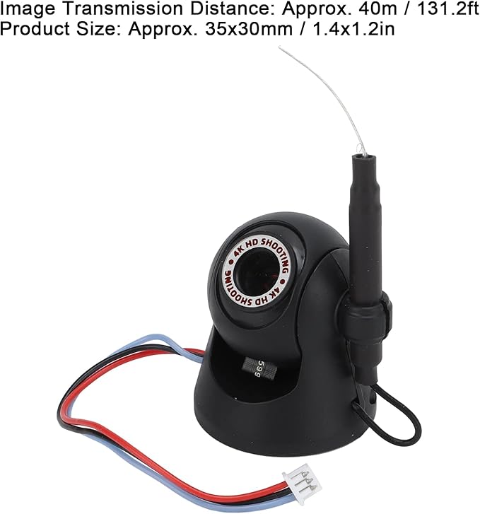 SUNGOOYUE 720P HD Adjustable Angle WiFi Camera for RC Car Picnics Hiking Traveling RC Remote Control Car Camera for F3 F4 1:24 RC Car