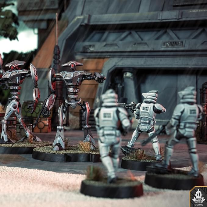 Star Wars: Legion Aqua Droid Unit Expansion - Tabletop Miniatures Game Strategy Game for Kids and Adults Ages 14+ 2 Players 3 Hour Playtime Made by Atomic Mass Games
