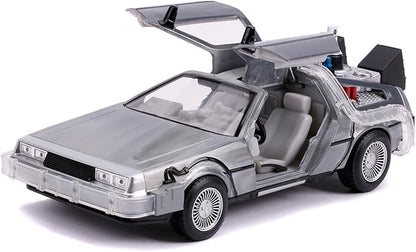 Jada - DLorean Back to The Future Collecting Vehicle Doors Open Glider Mode 1:24 Scale (253255021)