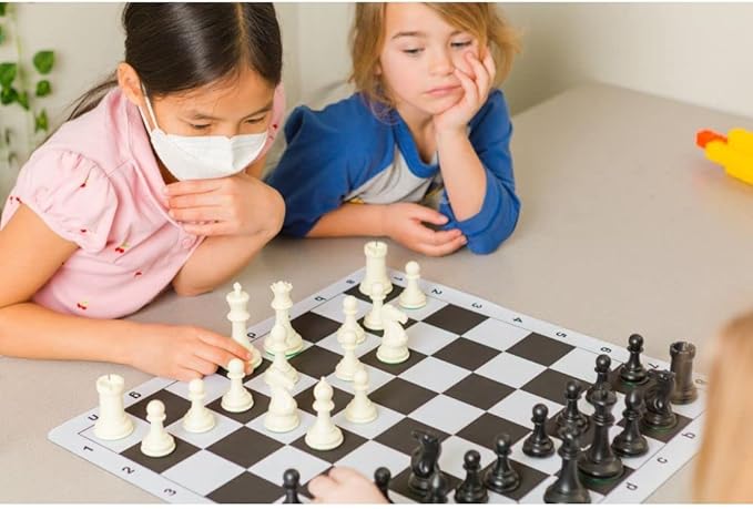 The House of Staunton The World's Greatest Chess Set® - Quadruple Weighted (Black)