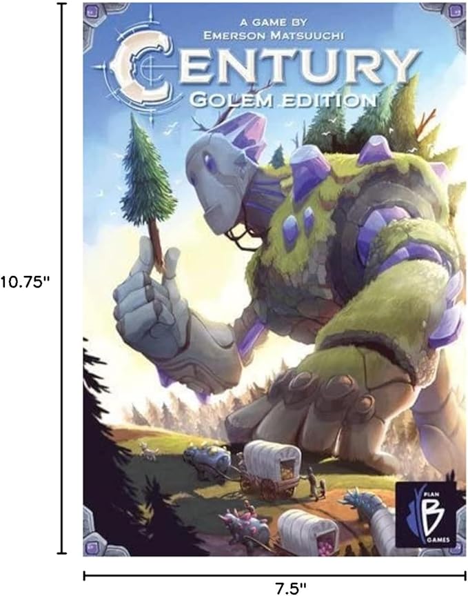 Asmodee Century Golem Edition Board Game - Journey Along The Golem Road in Caravania Strategy Game for Kids &amp Adults Ages 8+ 2-4 Players 30-45 Minute Playtime