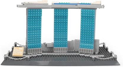 Oichy Building Blocks Set Marina Bay Sands Architecture Model Kits Collection Toy Building Sets for Adults and Kids(881 PCS)