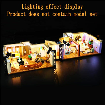 LED Light Kit Compatible with Lego The Friends Apartments - Lighting Set for Creator 10292 Building Model (Model Set Not Included)