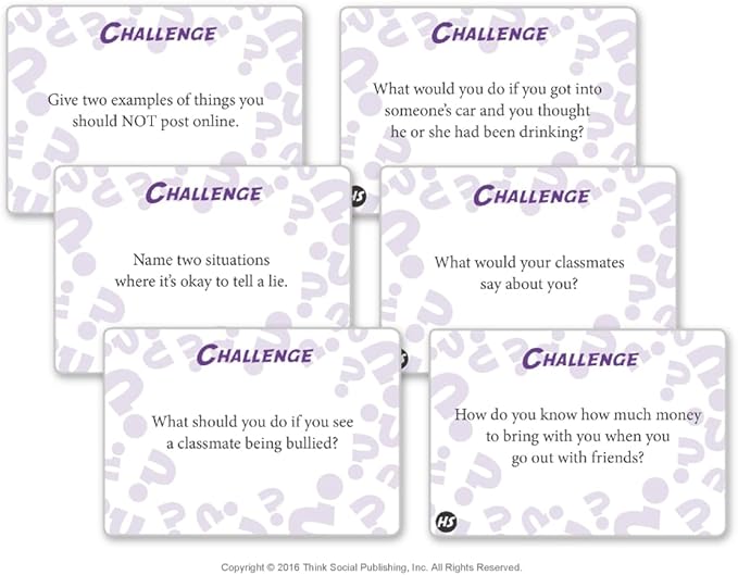 Social Thinking Should I or Shouldn't I? Middle &amp High School Expansion Pack