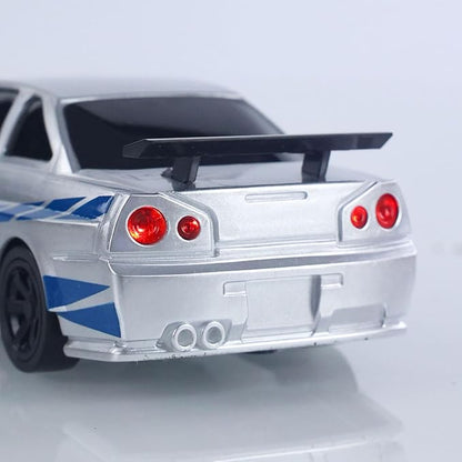 TOUCAN RC HOBBY 1/43 RC Racing Car R34 Radio Controlled High Speed Drift Vehicle 4WD RTR Mini Car 2.4G Radio Battery Gifts for for Ages 14+