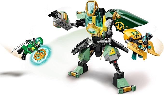 LEGO NINJAGO Lloyd’s Hydro Mech 71750 Building Kit Underwater Playset with NINJAGO Lloyd and Mech Role-Play Action for Boys and Girls Ages 7 and Up