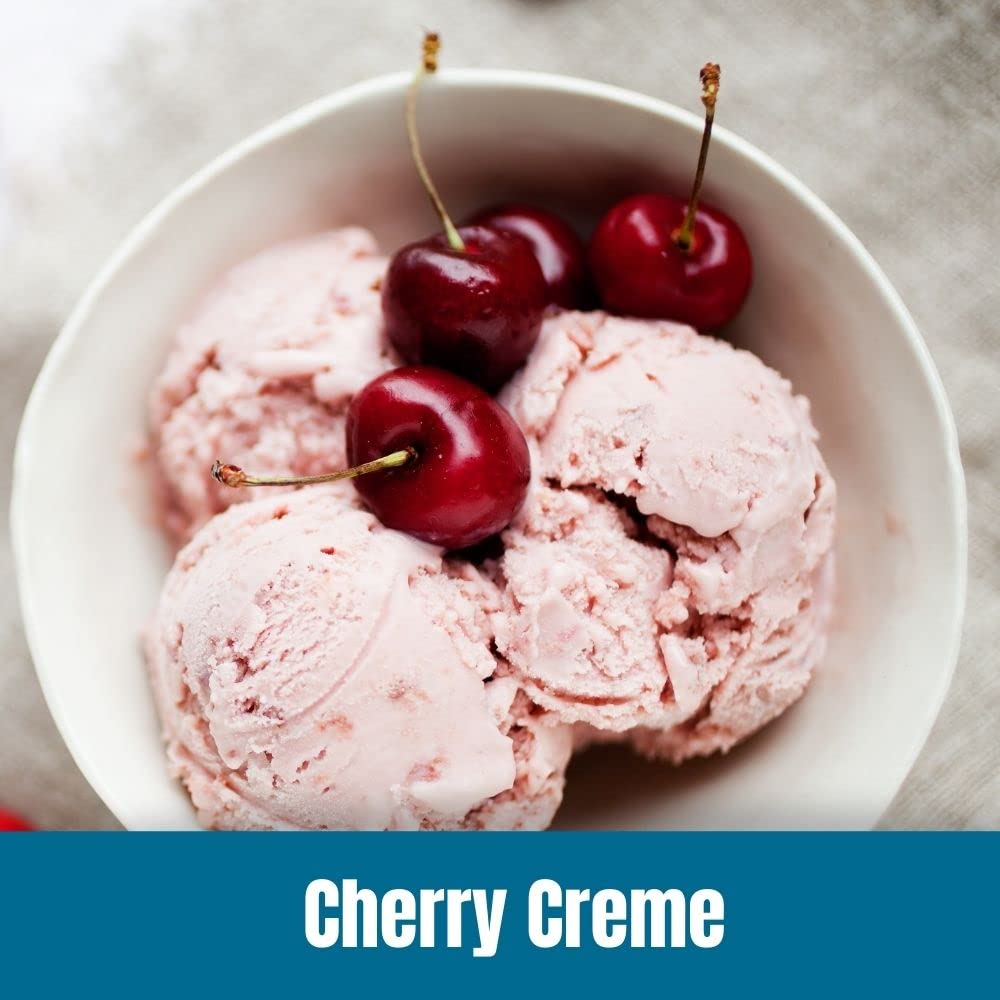 Door County Cherry Crème Flavored Coffee Ground - 10 oz Bag - Medium Roast - 100% Specialty Arabica - 100% Specialty Grade 1 Arabica Coffee