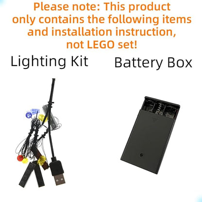 LED Light Kit Compatible with Lego The Lighthouse of Darkness - Lighting Set for Hidden Side 70431 Building Model (Model Set Not Included)
