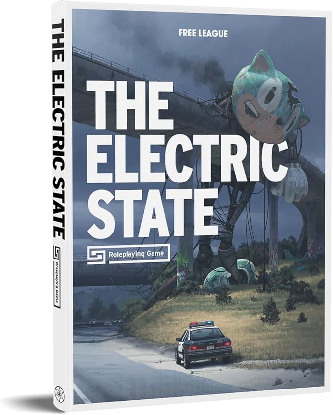 Free League Publishing The Electric State RPG Core Rulebook Tabletop Roleplaying Game for Adults Family Teens 14+