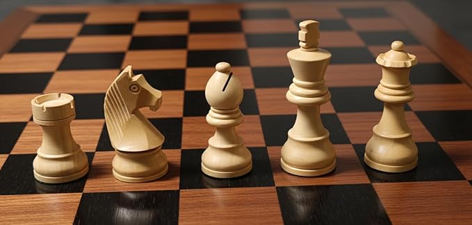 Personalized Wooden Chess Set | Magnetic Folding Travel Board with Storage Box &amp 2 Extra Queens (14 inch x 14 inch)