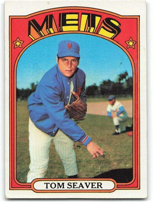 1972 Topps #445 Tom Seaver EX++ Excellent++ New York Mets Baseball Trading Card