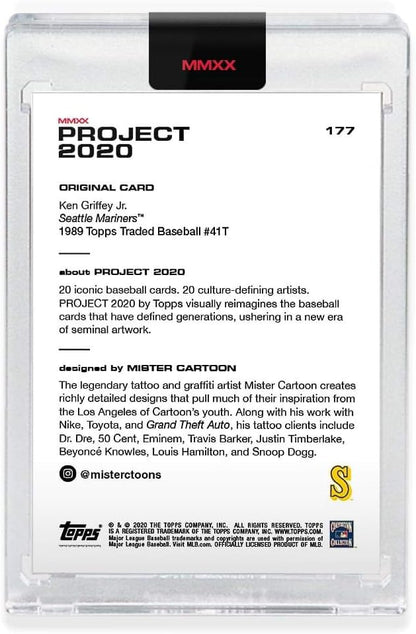 Topps Project 2020 Card 177-1989 Ken Griffey Jr. by Mister Cartoon