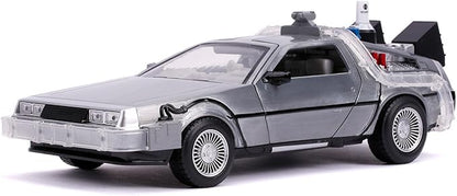 Jada - DLorean Back to The Future Collecting Vehicle Doors Open Glider Mode 1:24 Scale (253255021)