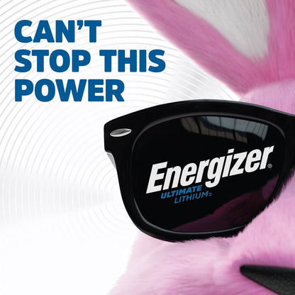 Energizer Ultimate Lithium AA Batteries Pack, 1.5V AA Batteries, 24 Count