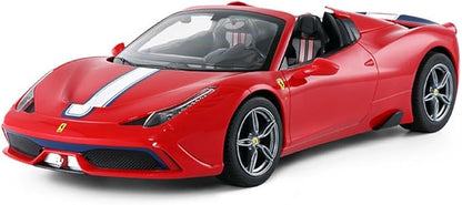 Rastar RC Car | Radio Remote Control Car 1/14 Scale Ferrari 458 Special A Model Toy Car for Kids Auto Open &amp Close Red