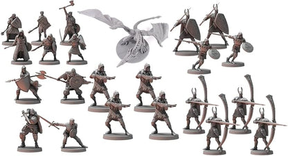 Dark Souls The Roleplaying Game Bundle: Guardian Dragon Silver Knight Great Bowmen Hollow Crossbowmen The Silver and The Dead and Unkindled Heroes 1 &amp 2 (6 Items)