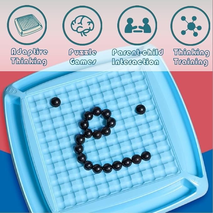 Magnet Chess GameBoard for Kids 8-12 yrsdults and Family Strategy Magnet Chess Board Table Games Set. (36 Chess Pieces)