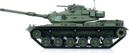 TOUCAN RC HOBBY US in Stock TD Model 1/16 RC Tank M60A3 USA Remote Control BB Infrared Battle Model Smoke for Adult