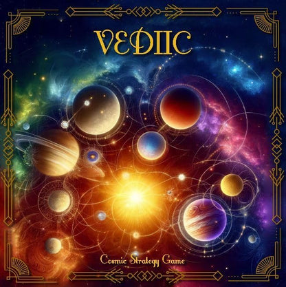 Vedic Board Game - Strategy Board Game for Adults Teens and Family. Embark on a Cosmic Adventure of Planetary Strategy 2 to 7 Players | Vediic