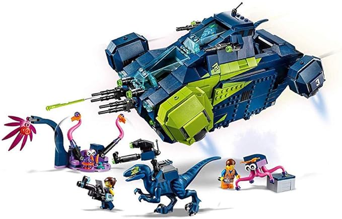 LEGO THE LEGO MOVIE 2 Rex’s Rexplorer! 70835 Building Kit Spaceship Toy with Dinosaur Figures 2019 (1172 Pieces)