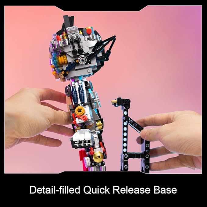 PANTASY Astro Boy Building Set Mechanical Clear Ver – Official Licensed Classic Anime Figure Brick Model Collectible Robot Display Toy for Adults and Fans Creative Construction Kit