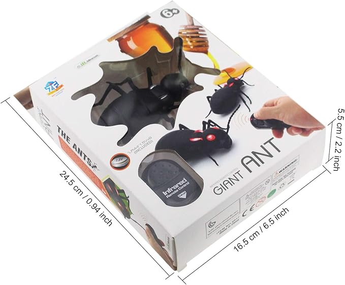 Tipmant Remote Control Ants RC Car Vehicle Animal Electric Insect Kids Toy for Birthday Christmas