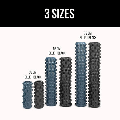 RumbleRoller Original Textured Foam Roller - Deep Tissue, Self Myofacial Release Massage Therapy Roller (RumbleRoller 22" MidSize Original Foam Roller)