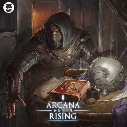 Grey Fox Games Arcana Rising Board Game | Wizardry themed Card Game | 1-6 Players | 20-60 Minutes