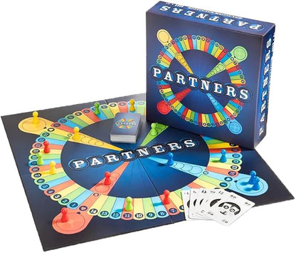 PARTNERS Board Game | 1st USA Edition | A 4 Player Strategy Board Game Played in Teams of 2 | Perfect for Game Night with Family Friends Adults Teens All Ages
