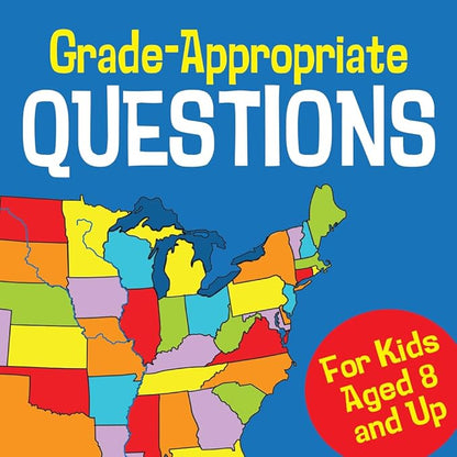 University Games Scholastic Race Across the USA Board Game  Geography Learning Game for Kids and Families for 2 to 4 Players Ages 8 and Up
