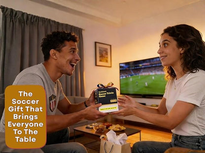 Soccer Trivia Card Game | Best Soccer Gift for Boys Girls Kids &amp Adults | 150 Trivia | World Cup 2026 EPL La Liga &amp Champions League | Family Game Night | Soccer Easter Basket | Coach Team