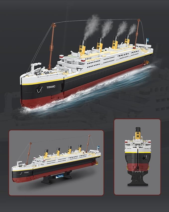 dOvOb Titanic Model Building Blocks Set 2022 Pieces Bricks Compatible with Major Brands
