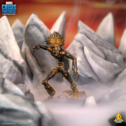 Marvel: Crisis Protocol Sunspot &amp Warlock Character Pack - Tabletop Superhero Game Strategy Game for Kids &amp Adults Ages 14+ 2 Players 90 Min Playtime Made by Atomic Mass Games