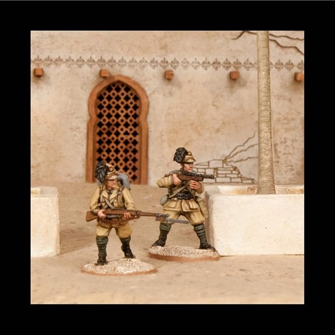 Wargames Atlantic World Ablaze - The Second World War 1939-1945: Italian Infantry (32 Multi Part Hard Plastic 28mm Figures)…