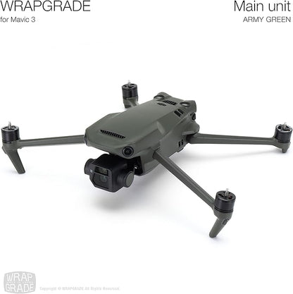 WRAPGRADE Full Skin Stickers for DJI Mavic 3 / Mavic 3 Classic (Army Green)