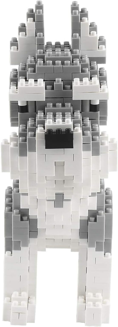 Larcele Dog Micro Building Blocks Pet Mini Building Toy Bricks880 Pieces KLJM-02 (Schnauzer)