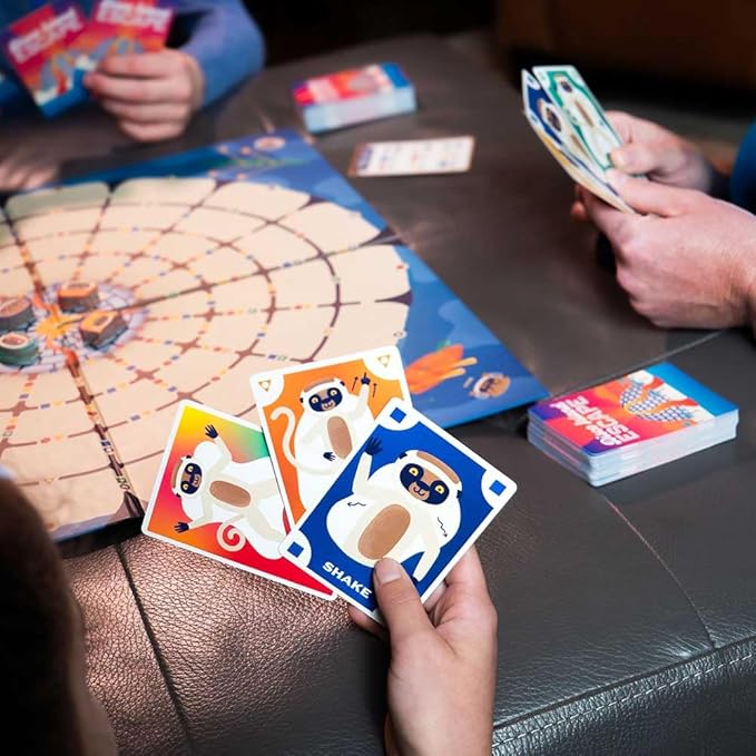 Disco Island Escape Board Game | Race Your Dancing Lemurs Across Lava Streams | Perfect Family Game | 2-4 Players Ages 8+