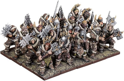 Kings of War 3rd Edition: Northern Alliance: Clansmen Regiment with Two-Handed Weapons