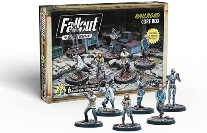 Modiphius Fallout - Wasteland Warfare - Railroad Core Box Multi