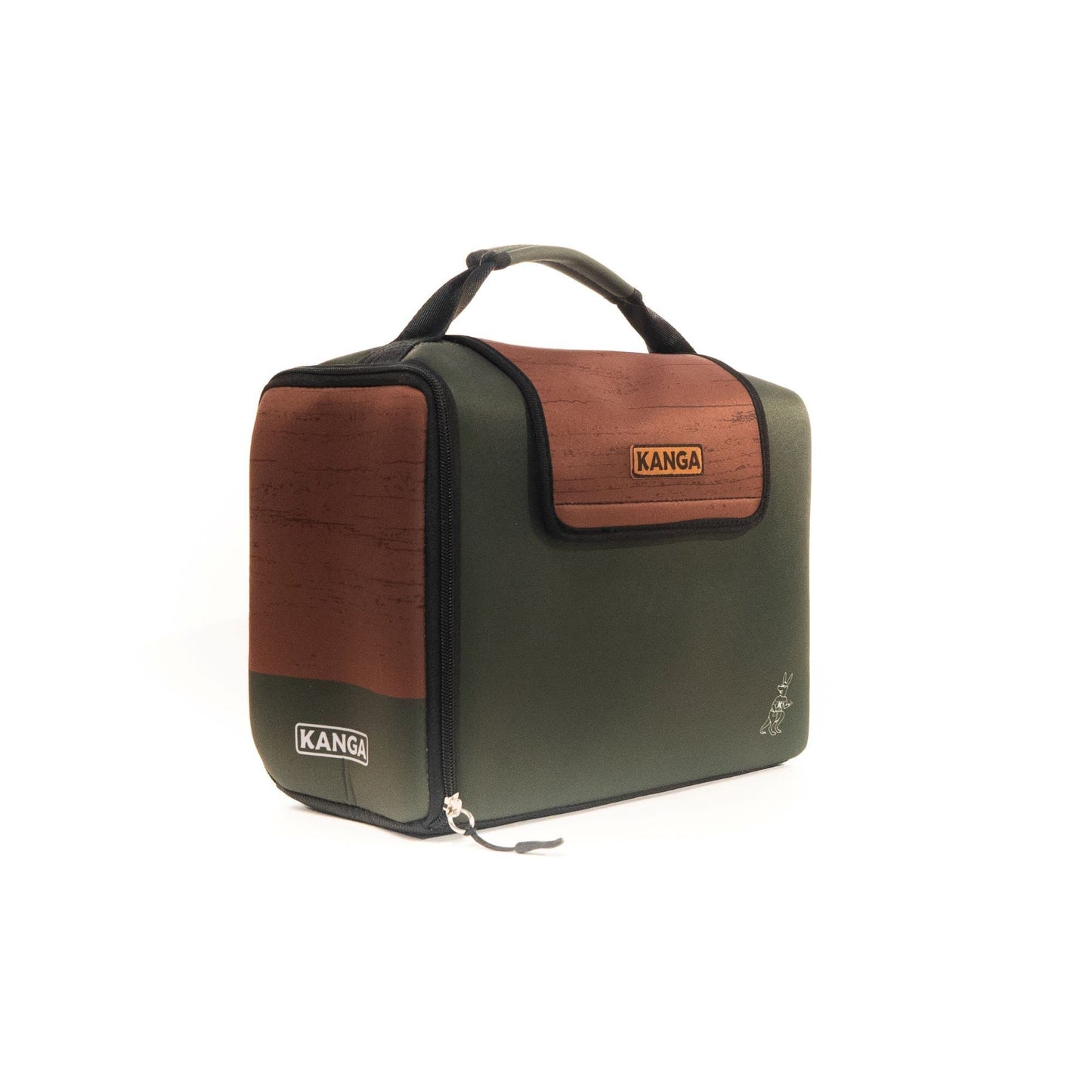 Kanga Insulated Cooler Bag - Soft Cooler Bag - 24 Pack Beer and Seltzer Drink Cooler - Insulated and Durability Tested - Kanga Kase Mate Cooler - Woody