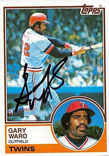 Sports Memorabilia Autograph Warehouse 247536 Gary Ward Autographed Baseball Card - Minnesota Twins 1983 Topps - No. 517