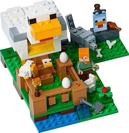 LEGO Minecraft The Chicken Coop 21140 Building Kit  84 months to 168 months(198 Pieces)