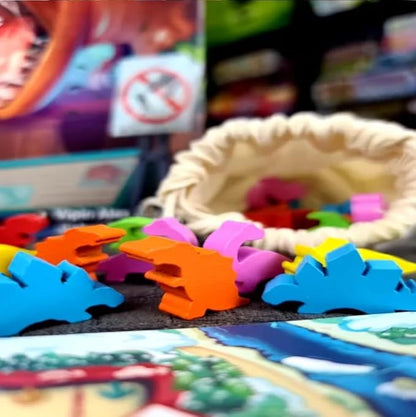Ankama - Draftosaurus - Jeu de Base - Rédaction de Cartes - Lancer de Dés - Sélection d'Actions Simultanées - Jeu de Stratégie - Déroulement Rapide - Français - 2 à 5 joueurs - ANK9551