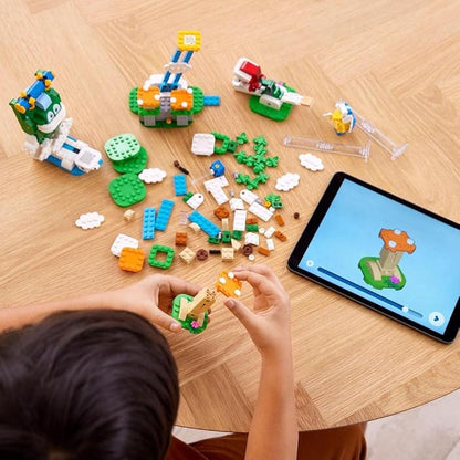 LEGO Super Mario Big Spike’s Cloudtop Challenge Expansion Set 71409 Collectible Toy for Kids with 3 Figures Including Boomerang Bro and Piranha Plant