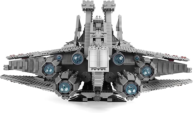 Mould King 21005 Super Star Destroyer Model Venator-Class Republic Attack Cruiser Building Toy 6685+Pcs Buildable Toy Model Gifts UCS Collection Awesome Building Kit for Boys Over 14+