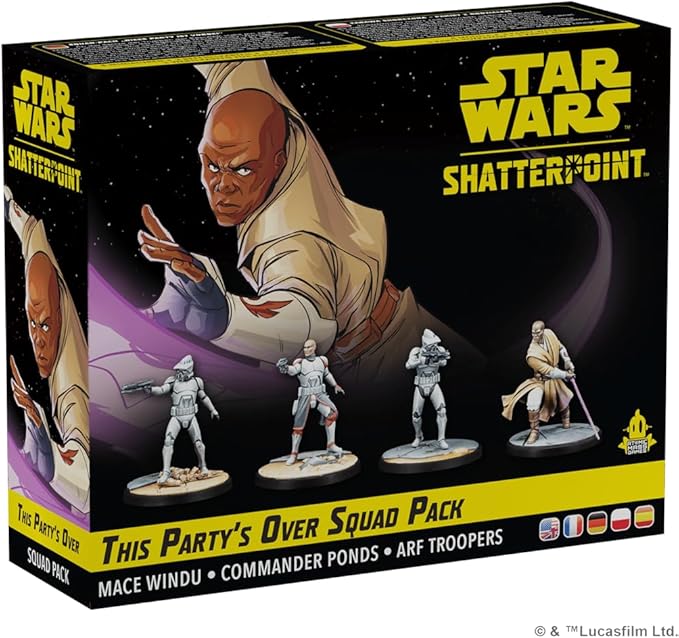 Star Wars Shatterpoint This Party's Over SQUAD PACK - Tabletop Miniatures Game Strategy Game for Kids and Adults Ages 14+ 2 Players 90 Minute Playtime Made by Atomic Mass Games