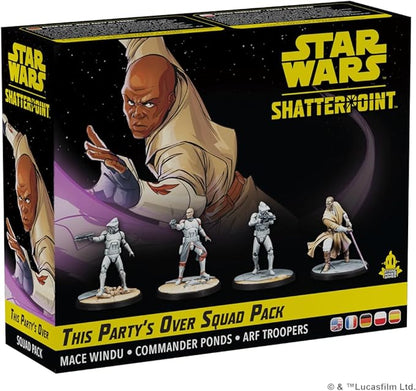 Star Wars Shatterpoint This Party's Over SQUAD PACK - Tabletop Miniatures Game Strategy Game for Kids and Adults Ages 14+ 2 Players 90 Minute Playtime Made by Atomic Mass Games