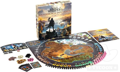 A War of Whispers: Expansion of Influence – 5-Player Support &amp New Factions Strategic Board Game Expansion Ages 14+ Dark Fantasy Wargame
